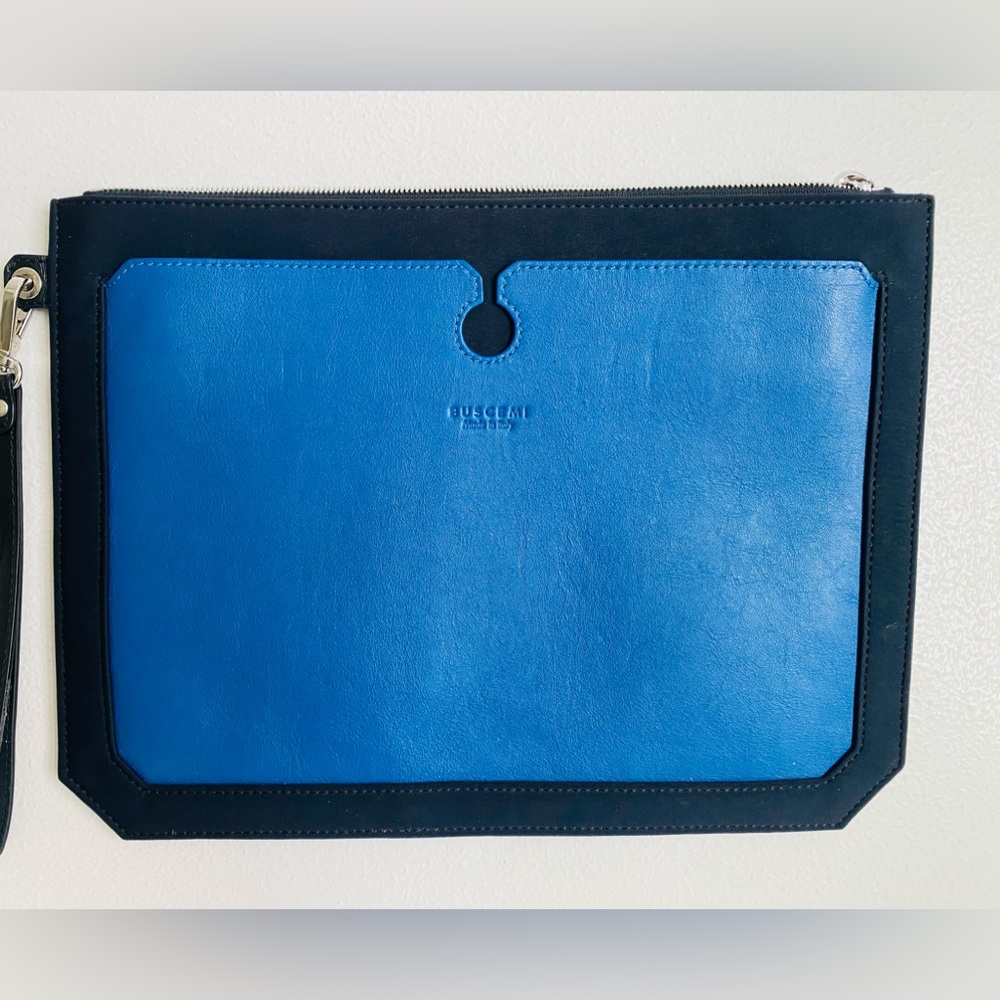 Buscemi Leather Pouch, Document Case, Wristlet - image 1